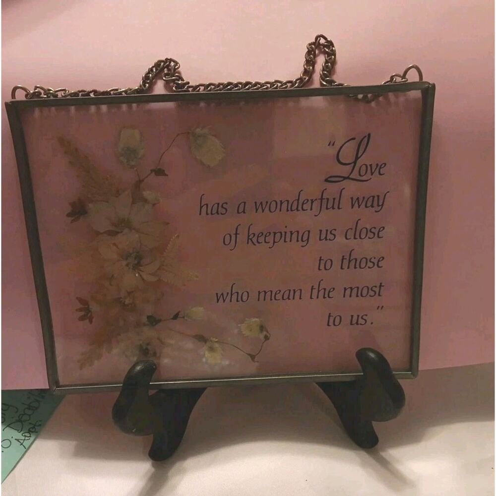 Pressed Dried Flower Sun Catcher